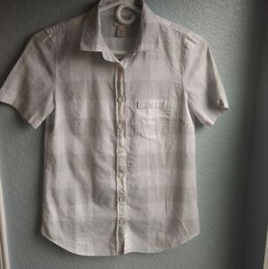 J. Crew Gingham Button up shirt